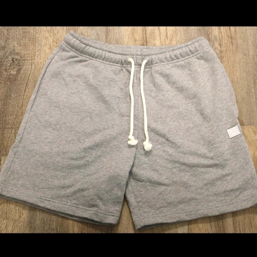 Acne Studios Forge Straight Leg Men's Sweat Shorts, Cotton/Jersey, Size Small